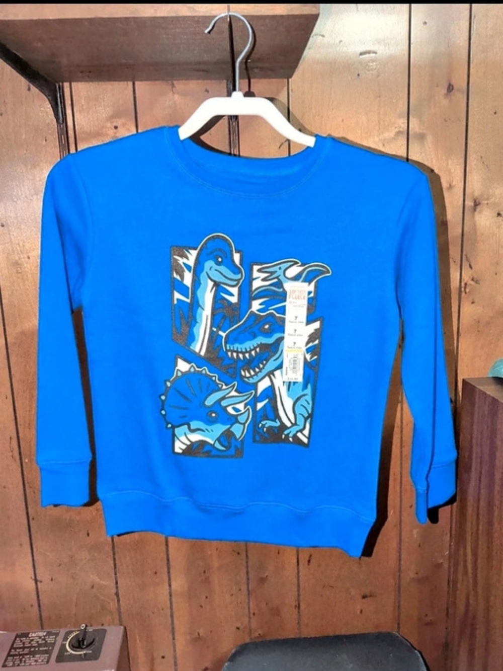 Jumping Beans Boys Size 7 Blue Graphic Sweatshirt NWT